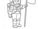 Livre De Coloriage, Astronaute Illustration De Vecteur concernant Coloriage Astronaute