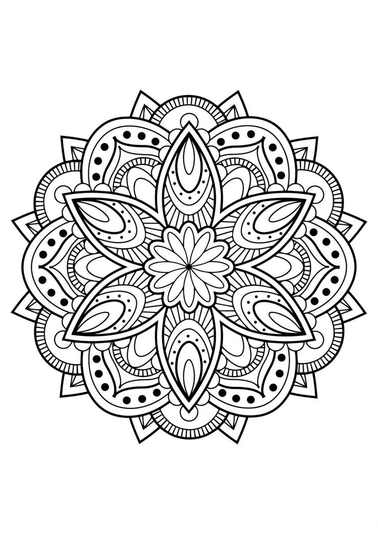 Livre De Coloriage Mandala Awesome Mandala Livre Gratuit 16 intérieur Coloriage De Mandala Difficile A Imprimer