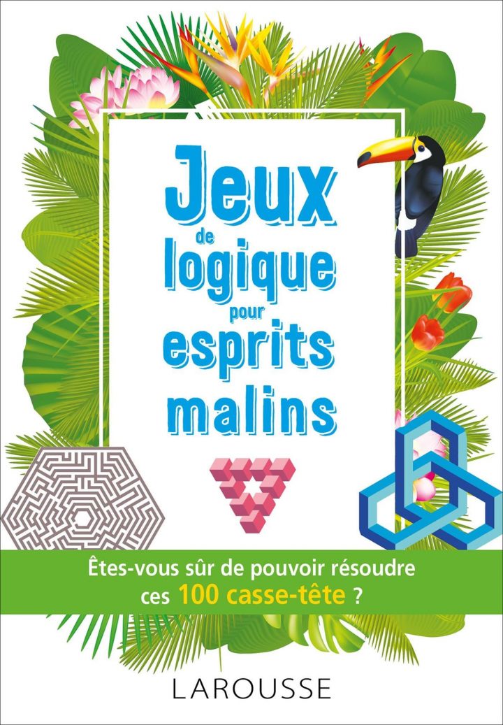 Livre Jeux De Logique Pour Esprits Malins | Messageries Adp à Je De Logique