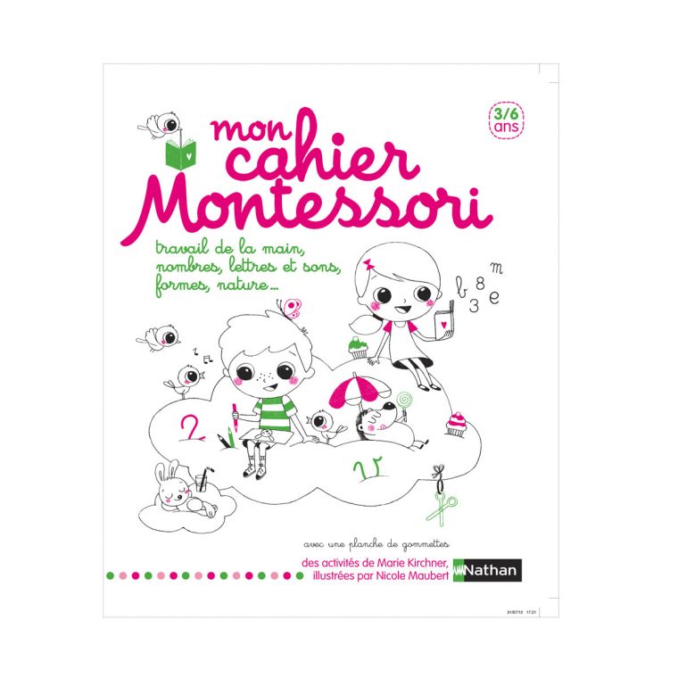 Livre Mon Cahier Montessori 3 – 6 Ans concernant Activité Montessori 3 Ans