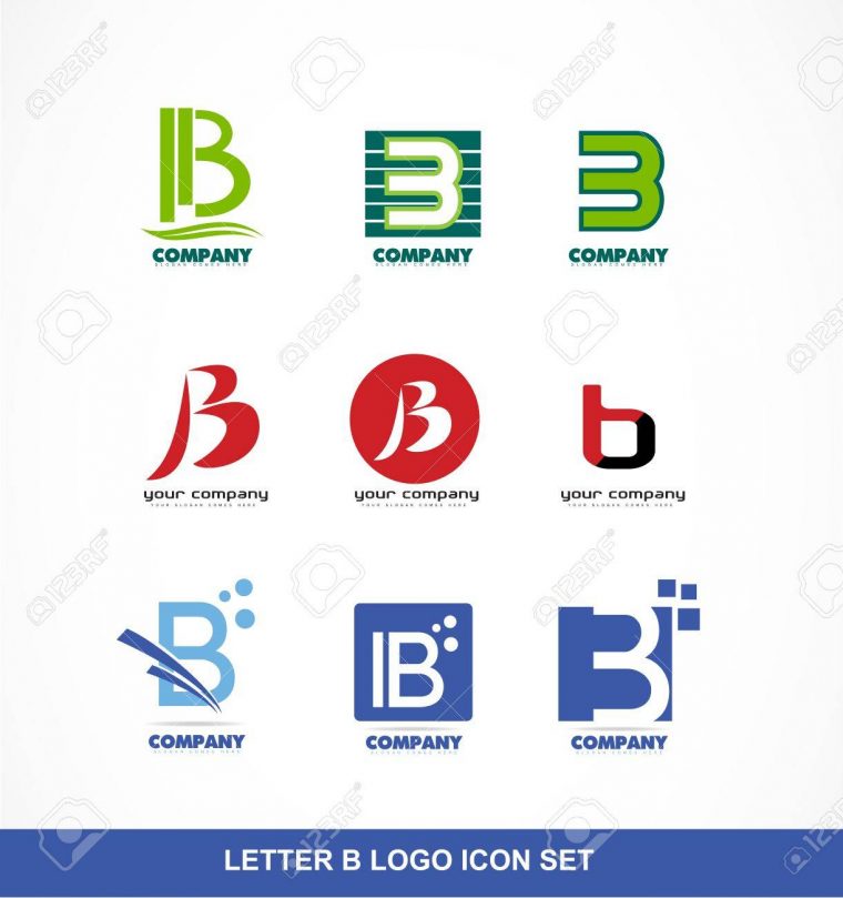 Logo Icône Élément Modèle Lettre Alphabet B Ensemble tout Modele Lettre Alphabet