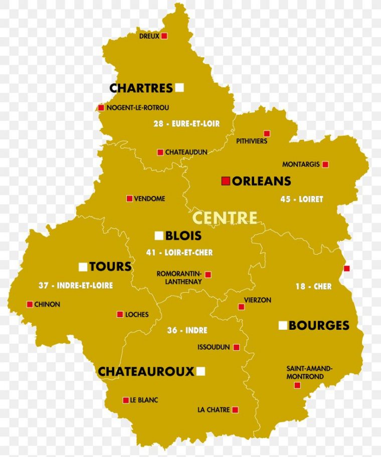 Loire Cher Regions Of France Blois Map, Png, 800X984Px tout Liste Region De France