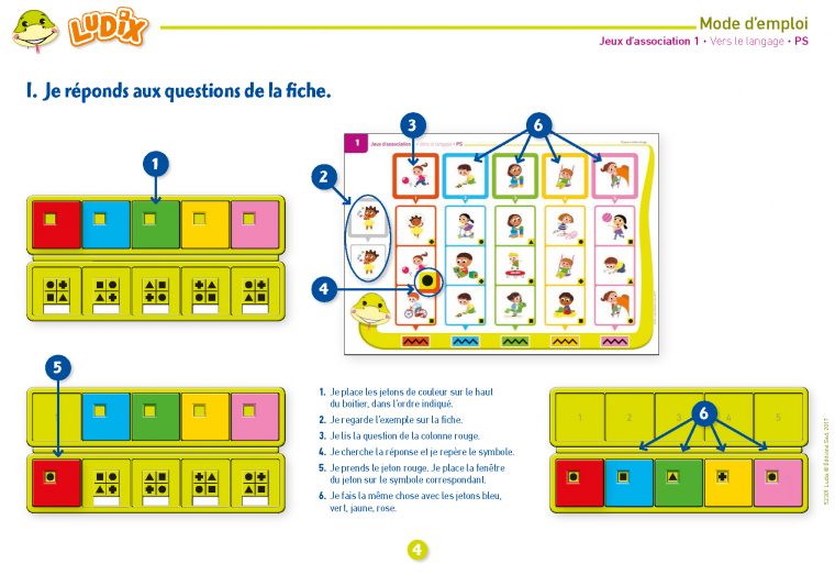 Ludix Jeux D'association 1 Vers Le Langage Ps destiné Jeux Pedagogique Maternelle