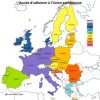 L'union Européenne - Les Cm1-1 destiné Carte Construction Européenne