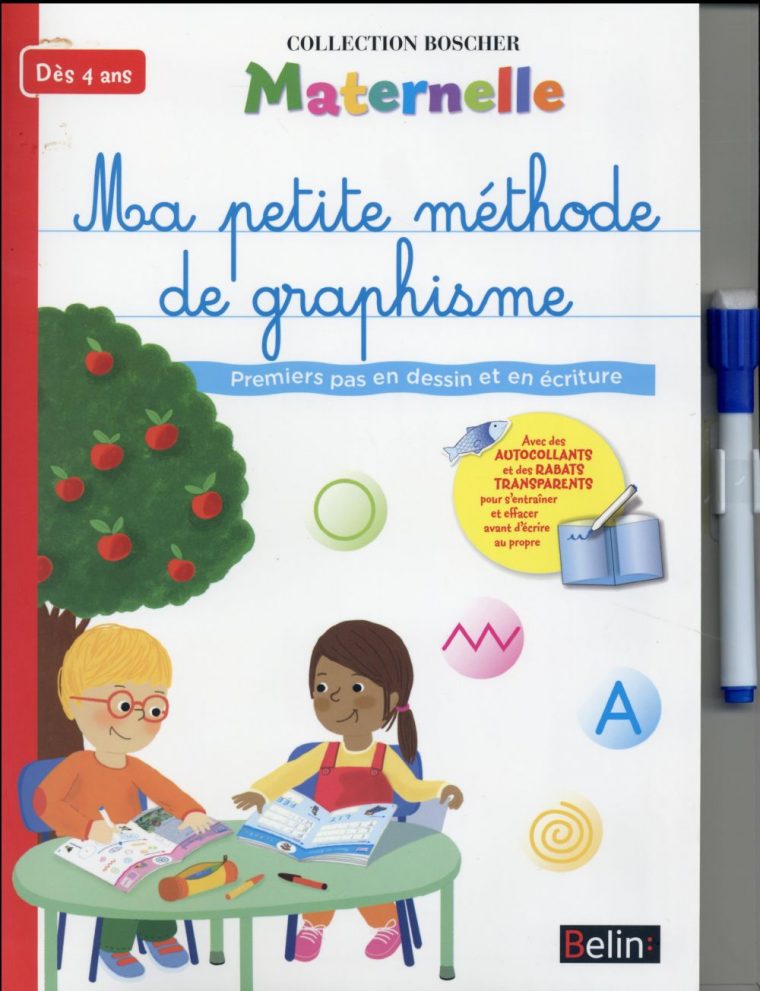 Ma Petite Méthode De Graphisme ; Maternelle – Barbara Arroyo – Belin  Education – Grand Format – Place Des Libraires avec Livre Graphisme Maternelle