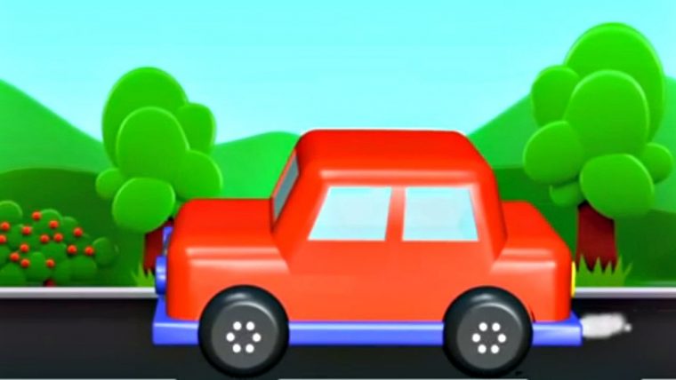 Ma Petite Voiture. Jeu D'assemblage: Une Voiture. Dessin Animé tout Jeux De Petite Voiture