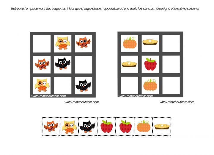 Ma Tchou Team: Jeu Pour Esprit Logique encequiconcerne Sudoku Maternelle À Imprimer