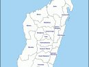 Madagascar Carte Géographique Gratuite, Carte Géographique tout Carte Des Régions Vierge