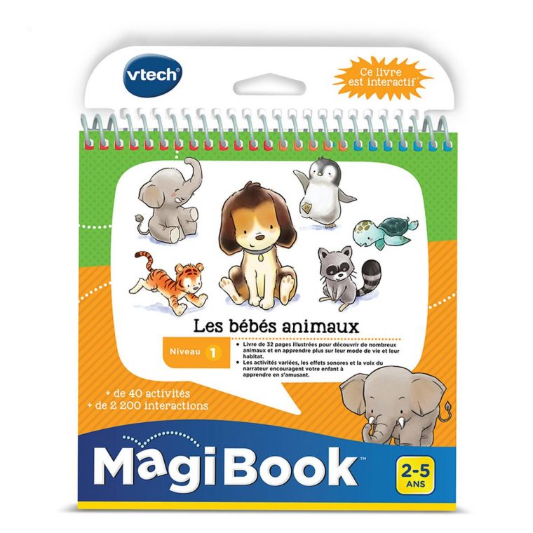 Magibook Les Bébés Animaux – Jeux Éducatifs – La Grande Récré destiné Apprendre Les Animaux Jeux Éducatifs