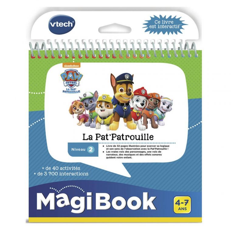 Magibook – Livre Educatif La Pat' Patrouille à Telecharger Jeux Educatif Gratuit 4 Ans