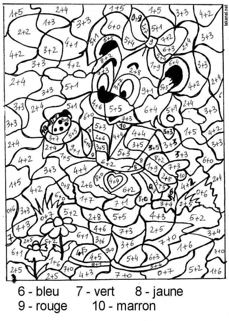 Magic Coloring #13 (Educational) – Printable Coloring Pages tout Coloriage Magique Français Cp