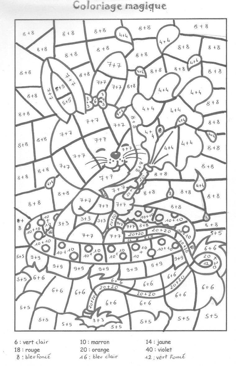 Magic Coloring Pages | Coloriage Magique, Coloriage Magique pour Coloriage Magique 6 Ans