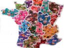 Magnet Le Gaulois : Carte De France , Départements Bord pour Carte De France Numéro Département