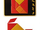 Magnetic Tangram Game With Doming - 7 Pieces dedans Tangram Carré