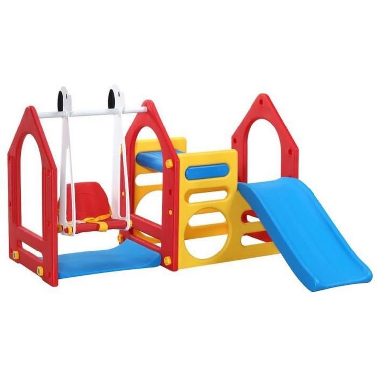 Maison De Jeu Pour Enfants Avec Toboggan Et Balançoire Ks destiné Jeux Pour Enfan