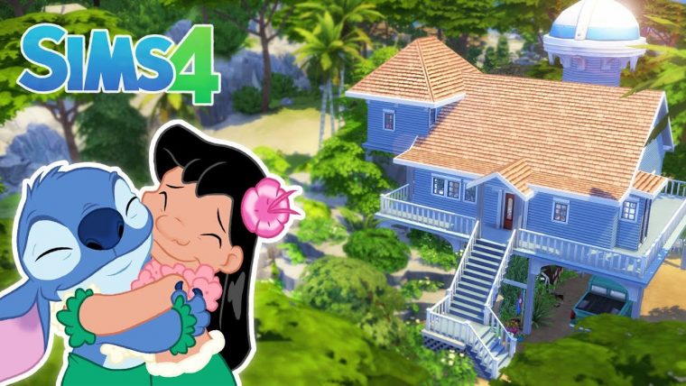 Maison De Lilo & Stitch 🌺 – Sims 4 intérieur Lilo Et Stitch Dessin Animé