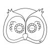 Make An Owl Mask | Masque Hibou, Coloriage Chouette, Masque intérieur Masque À Imprimer Animaux