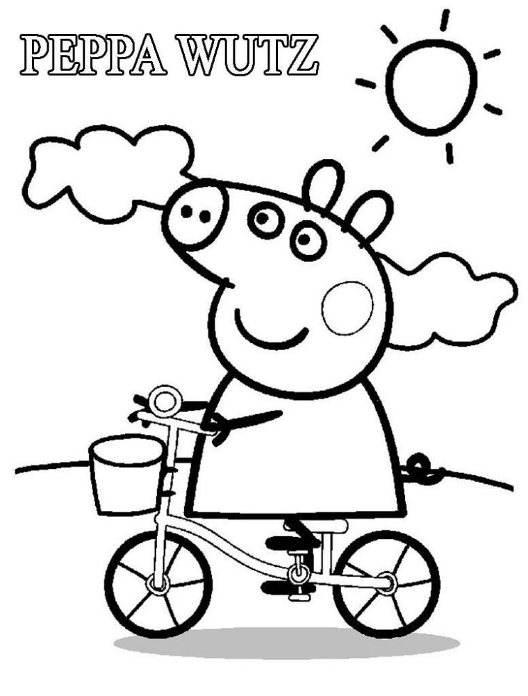 Malvorlagen Peppa Wutz #peppapig Malvorlagen Peppa Wutz serapportantà Peppa Pig A Colorier