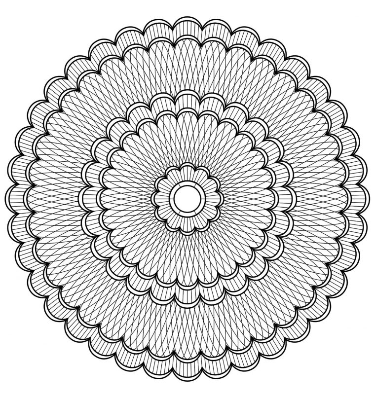 Mandala A Colorier Difficile 19 – Mandalas Difficiles (Pour tout Coloriage De Mandala Difficile A Imprimer