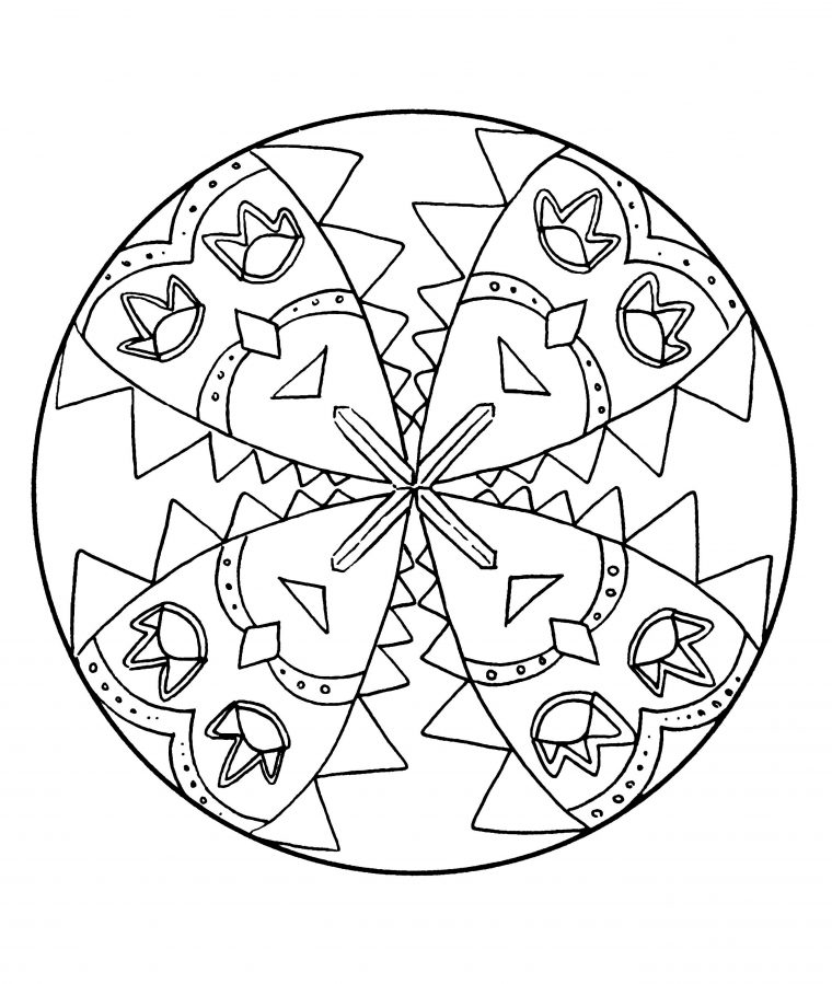 Mandala A Colorier Personnages Carnaval – Mandalas Avec encequiconcerne Coloriage De Carnaval A Imprimer Gratuit