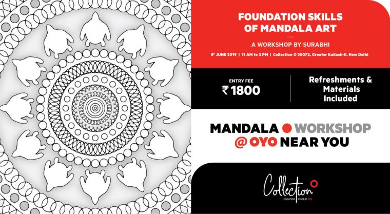 Mandala Art Workshop By Surabhi @oyo Near You – Delhi (Gkii) encequiconcerne Mandala Fée