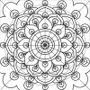 Mandala Drawing Scheme. Digital Template And Design. Acrylic à Dessiner Un Mandala