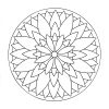 Mandala Étoile - Mandalas Faciles (Pour Enfants) - 100 encequiconcerne Mandala À Imprimer Facile
