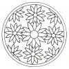 Mandala Fleurs Facile - Le Mandala intérieur Mandala Facile À Imprimer