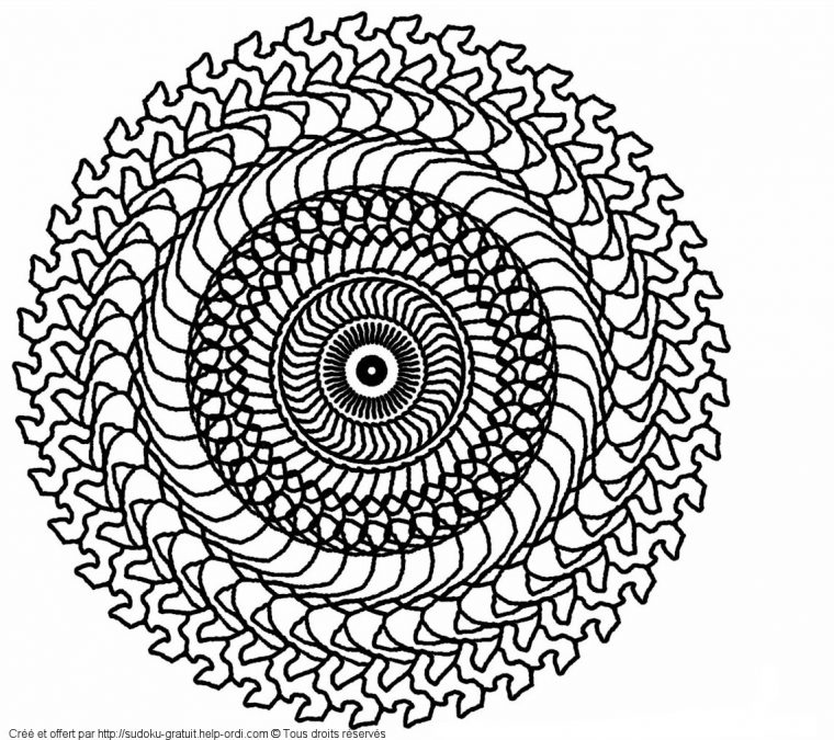 Mandala Gratuit À Colorier Pour Tous Les Âges pour Sudoku Animaux À Imprimer