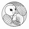 Mandala Hibou &amp; Chouette - Mandalas Sur Le Thème Des Animaux pour Hibou A Imprimer
