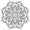 Mandala Livre Gratuit 22 - Mandalas - Coloriages Difficiles intérieur Mandala À Colorier Et À Imprimer Gratuit
