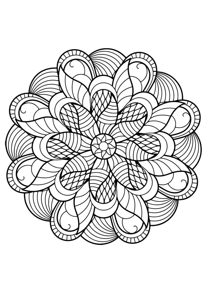 Mandala Livre Gratuit 6 – Mandala Tiré D'un Livre De intérieur Mandala À Colorier Et À Imprimer Gratuit