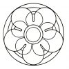 Mandala Simple Pour Les Plus Petits - Mandalas Faciles (Pour dedans Mandala À Imprimer Facile