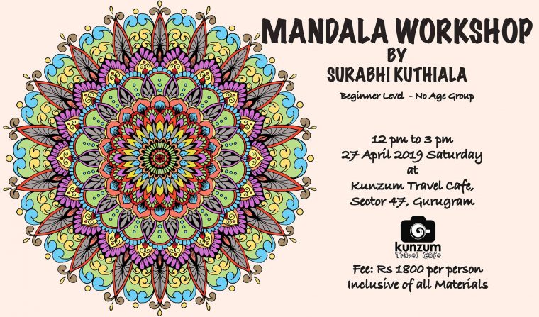 Mandala Workshop | April 27, 2019 – Kunzum – We Travel. What dedans Mandala Fée