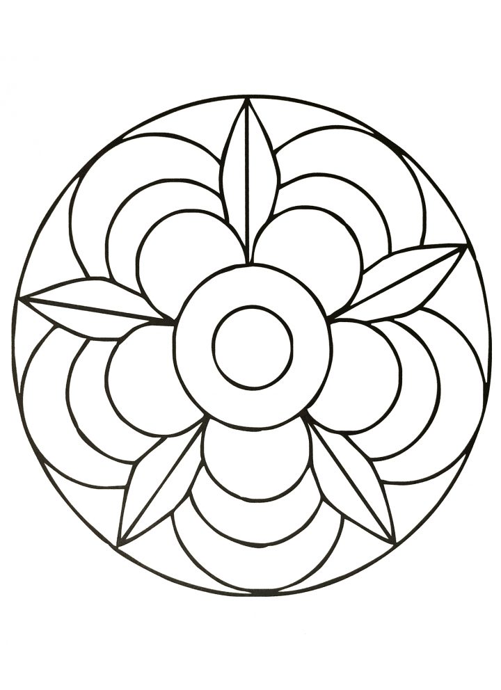 Mandalas A Imprimer Gratuit 31 – Mandalas Avec Motifs destiné Mandala À Colorier Et À Imprimer Gratuit