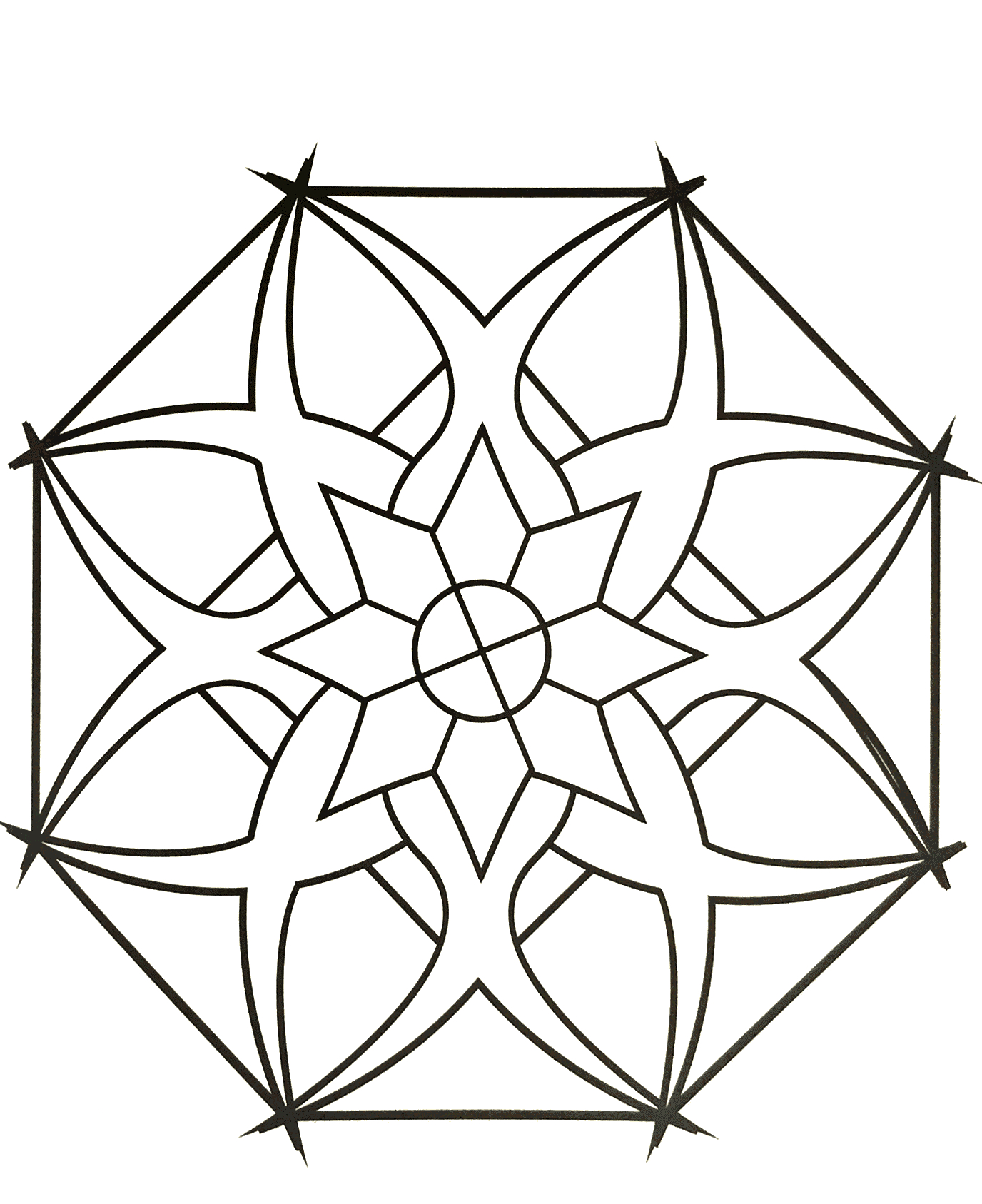 Mandalas A Imprimer Gratuit 69 - Mandalas De Difficulté tout Mandala À Colorier Et À Imprimer Gratuit 