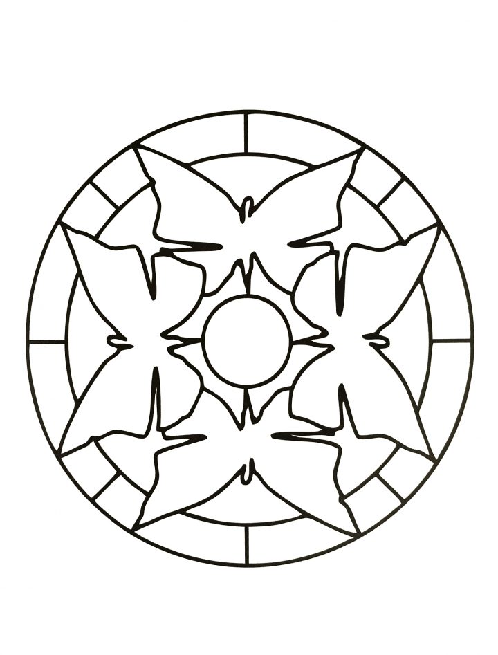 Mandalas A Imprimer Gratuit 9 – Joli Mandala Avec De Jolis tout Mandala À Colorier Et À Imprimer Gratuit