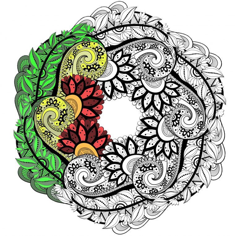 Mandalas – Coloriages Difficiles Pour Adultes concernant Coloriage De Mandala Difficile A Imprimer