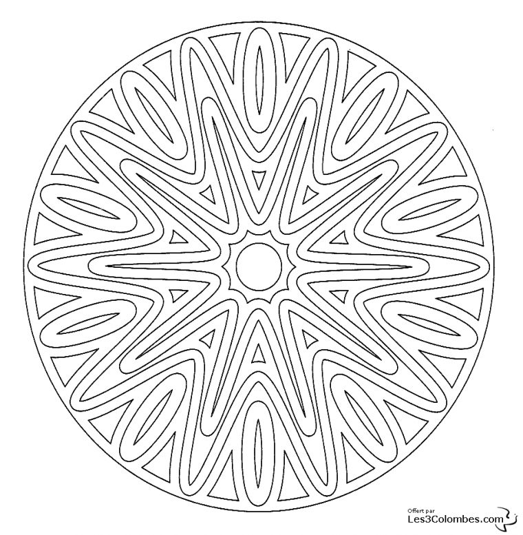 Mandalas | Mandalas Mandala Coloring Colorier Coloriage Pic serapportantà Jeux De Coloriage De Rosace