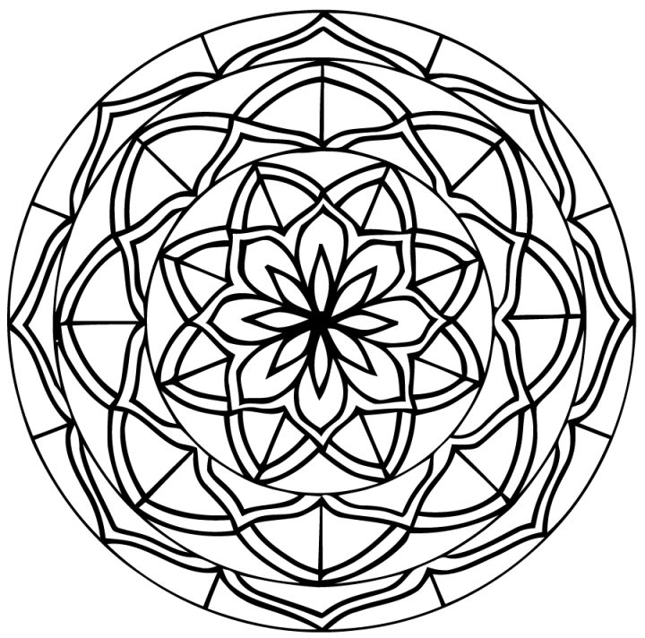 Mandalas Pour Enfants #87 (Mandalas) – Coloriages À Imprimer serapportantà Mandala Facile À Imprimer