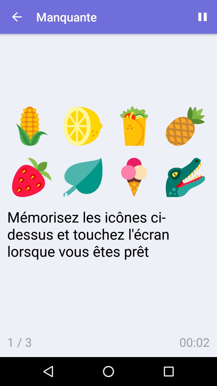 Manquante : Jeu De Mémoire Gratuit Pour Iphone & Android avec Jeux Memoire Gratuit