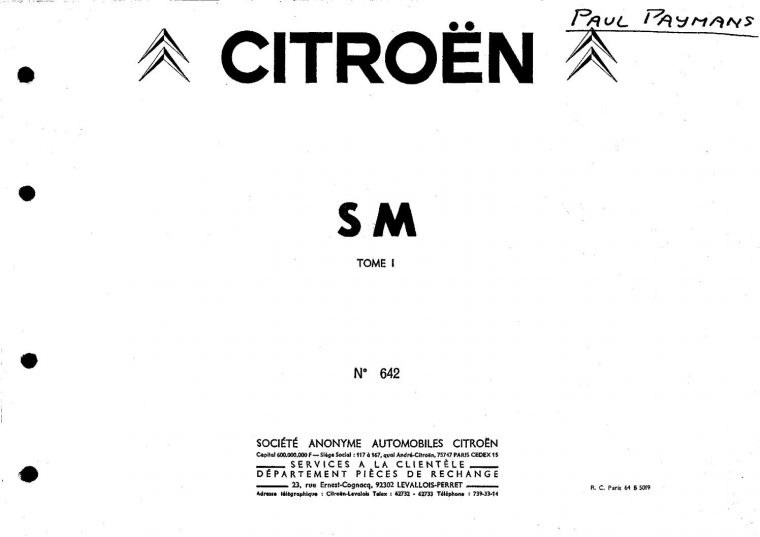 Manual De Taller Citroen Sm By Carlos – Issuu intérieur Carte Numero Departement