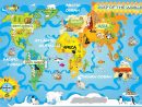Map Cartoon Images | Carte Du Monde Enfant, Carte Du Monde à Carte Du Monde Pour Enfant