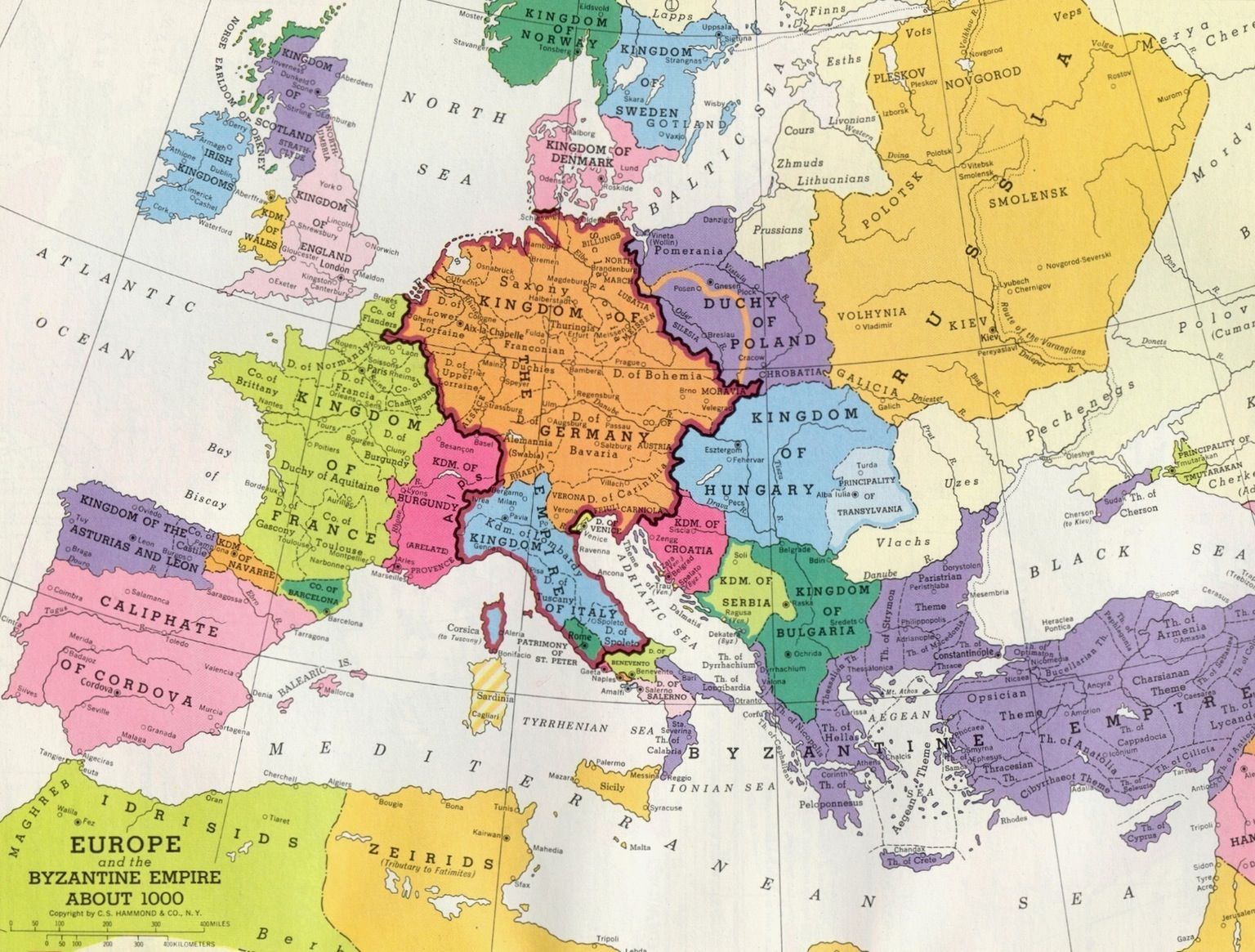 Map Of Europe Around The Year 1000 | Carte Géographique Du intérieur Carte Géographique Europe
