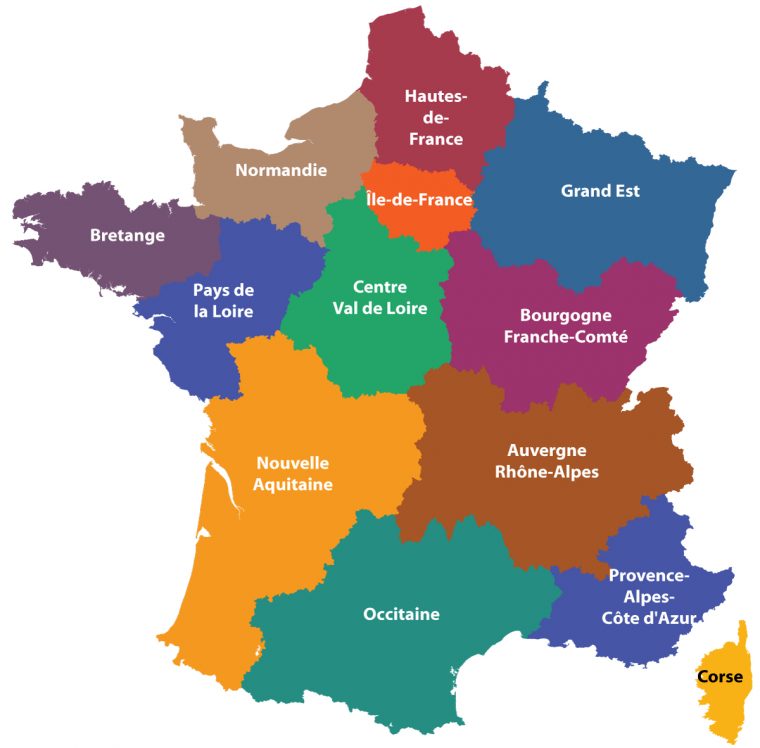 Maps Of The Regions Of France dedans Quiz Régions De France