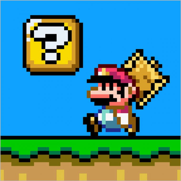 Mario En Pixel Art avec Jeux Dessin Pixel