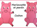 Marionnette Cochon (En Papier) – Tuto De Bricolage dedans Pantin Articulé Patron