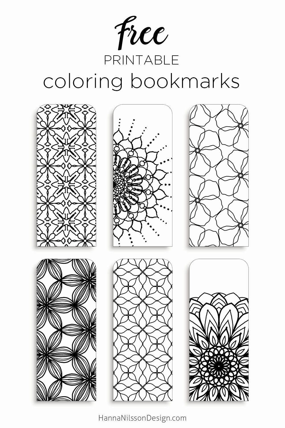 Marque Page À Imprimer Élégant Color Your Own Bookmarks Free destiné Marque Page Gratuit À Imprimer 