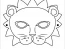 Masque À Imprimer : Masque De Lion | Masque Lion, Masque A dedans Masque De Loup À Imprimer