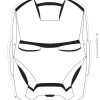 Masque À Imprimer : Masque D'iron Man À Colorier | Coloriage pour Masque Spiderman A Imprimer